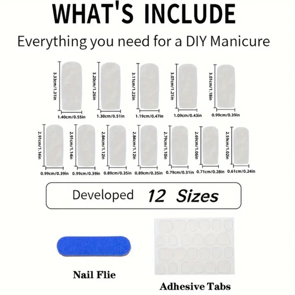 24PCS Handmade Ombré Glitter Butterfly Rhinestone long Lasting Full Coverage🦋 - Picture 4 of 6